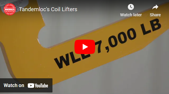 Screenshot of Tandemloc's Coil Lifters YouTube video